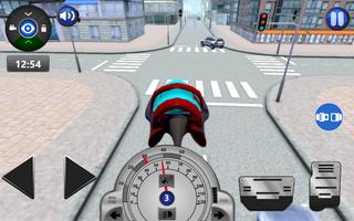 Sci Fi Car Driving School 3D Cartaz