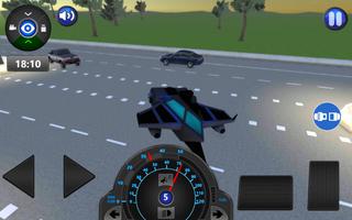 Sci Fi Car Driving School 3D imagem de tela 2