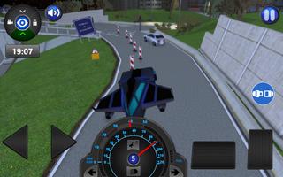 Sci Fi Car Driving School 3D imagem de tela 3