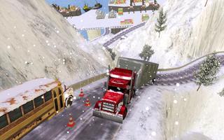 Off-road Snow Truck Driving постер