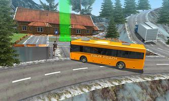 Tour Coach Bus Hill Climb Sim اسکرین شاٹ 2