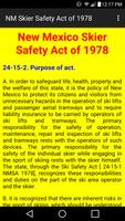 MGCS Skier Safety Act Affiche