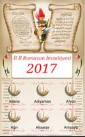 İl İl Ramazan İmsakiyesi 2017 poster