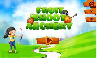 Poster Frutta sparare tiro con l'arco