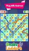 Snake and ladder board game 海報