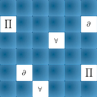 Igra memorije: matematički simboli - dva igrača simgesi
