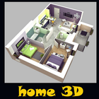 3D Home Design: Minimalist icon