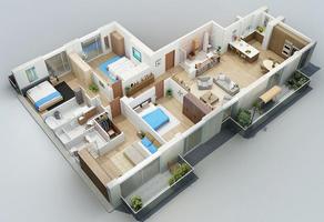 Desain Rumah 3D : Minimalis capture d'écran 2