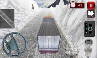 Winter Road Truck Simulator 3D 2018 capture d'écran 2