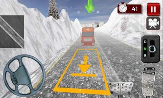Winter Road Truck Simulator 3D 2018 capture d'écran 3