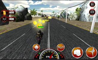 Motor Bike Death Racing 3D capture d'écran 2