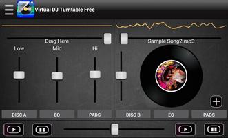 Virtual DJ Turntable Free 스크린샷 1