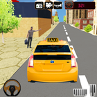 Jeu de taxi de voiture fou: simulateur de voiture icône