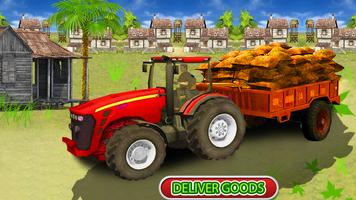 Big Tractor Farming Simulator 3D Affiche