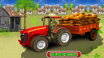 Big Tractor Farming Simulator 3D poster