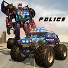 Politie Monster Robo Superhero-icoon
