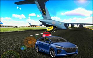 Frachtflugzeug Auto Simulator 3D - Flying Transpor Plakat