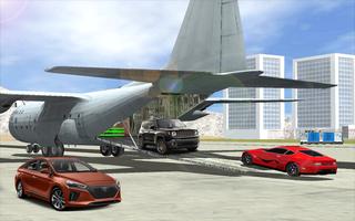 Cargo Plane Car Simulator 3D - Flying Transporter скриншот 2