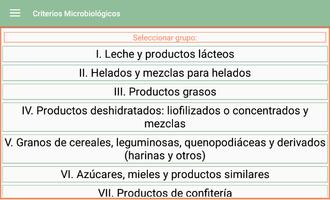 Criterios Microbiológicos ポスター