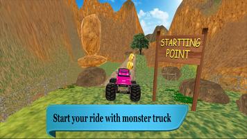 4x4 Mountain Climb Monster trucker: USA Truck Affiche
