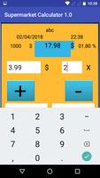 Supermarket Calculator 1.0 screenshot 2