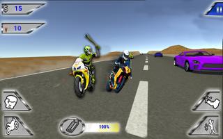 Moto Attack Rider - Death Driving Fever capture d'écran 1