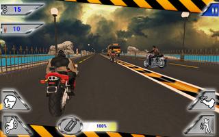 Moto Attack Rider - Death Driving Fever capture d'écran 3