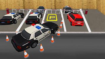 Polizei Parkplatz Spiel 3D kostenlos Plakat