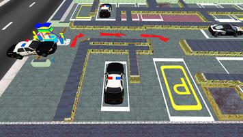 Police Car Parking Game 3D captura de pantalla 1