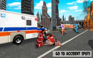 Poster vigili del fuoco giochi di emergenza 3d