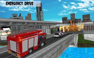 911 Police Car Simulator 3D : Emergency Games capture d'écran 3