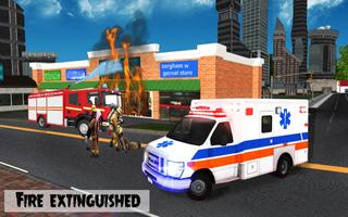 911 Police Car Simulator 3D : Emergency Games capture d'écran 2