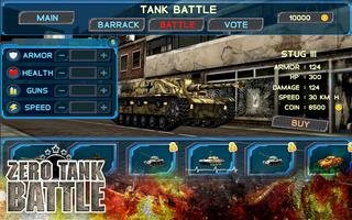 Zéro Battle Tank capture d'écran 2
