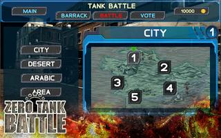 Zéro Battle Tank capture d'écran 3