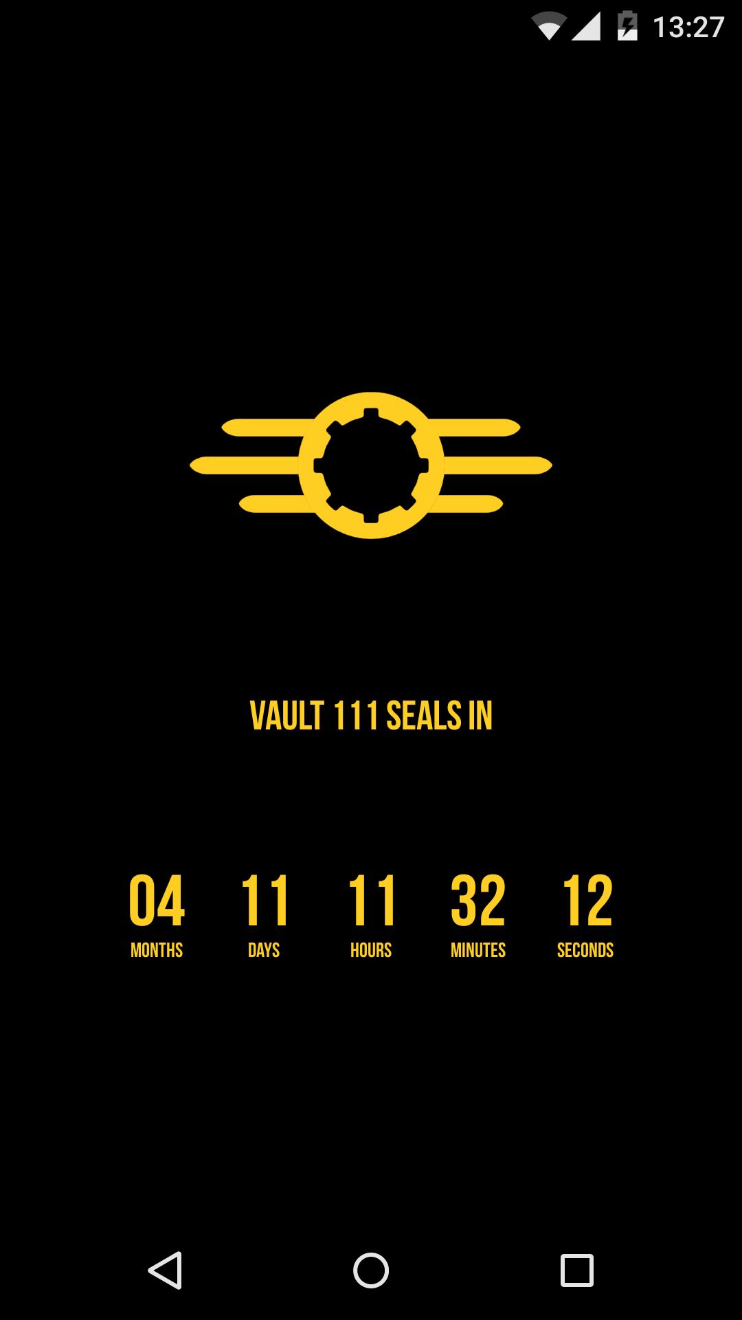 Android 用の Countdown Wallpaper Fallout 4 Apk をダウンロード