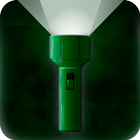 绿色 手电筒和闪光灯 图标