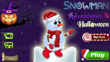 Snowman Adventures Halloween Affiche