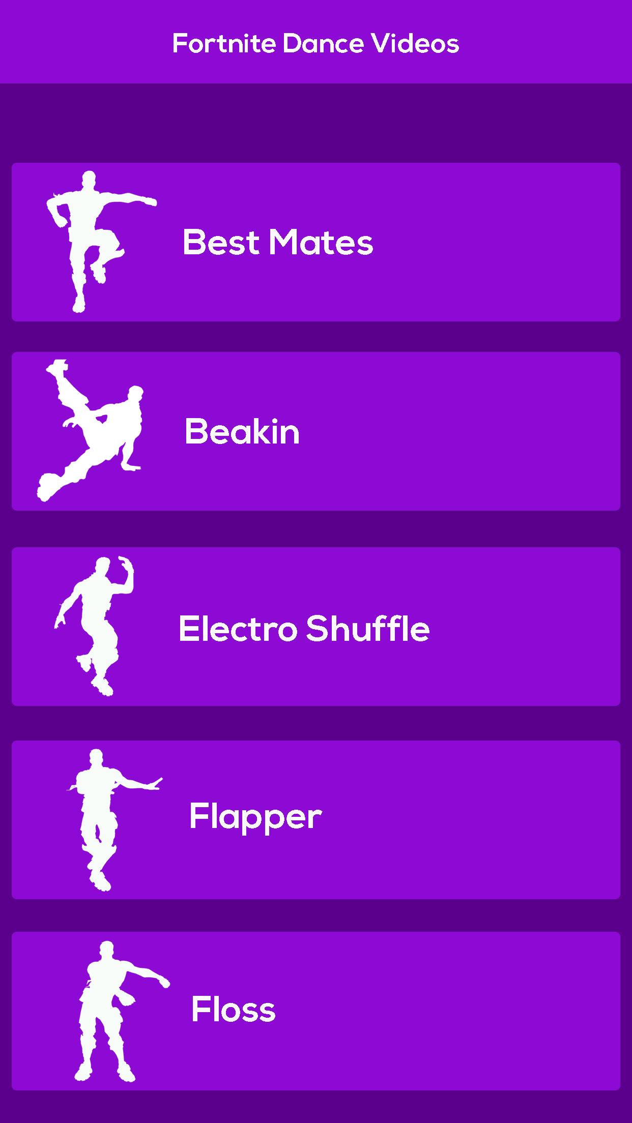 New Fortnite Dance Emotes Videos For Android Apk Download - all new pokemon fortnite dances added in roblox pokemon