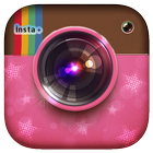 insta + HD Selfie Camera 2018 أيقونة