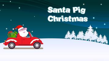 Santa Pig Christmas पोस्टर