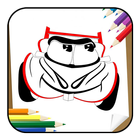 Printable Coloring Cars آئیکن