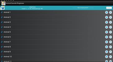برنامه‌نما Animal Sounds Ringtones عکس از صفحه