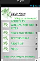 Michael Kleiner PR, Web & Apps Cartaz
