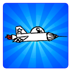 Doodle Rocket Ship icône