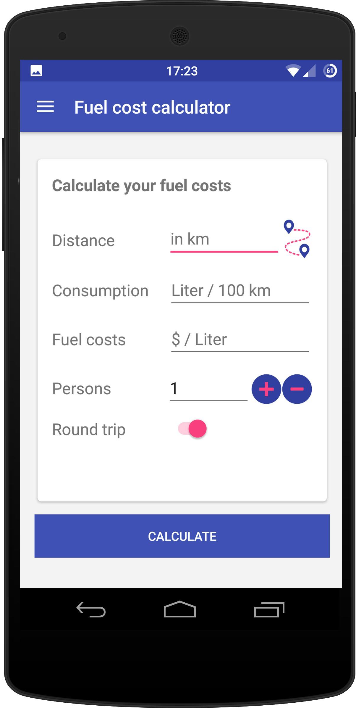 Fuel cost calculator APK voor Android Download