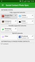 Social Contact Photo Sync الملصق