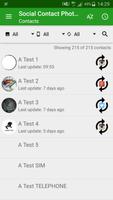 Social Contact Photo Sync capture d'écran 1