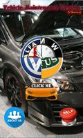 Vehicle Maintenance System (V-Service) Affiche
