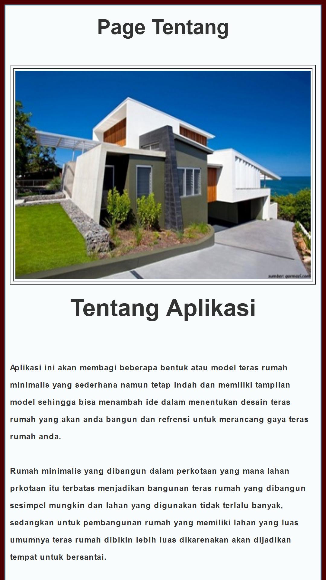 Desain Rumah Minimalis For Android APK Download