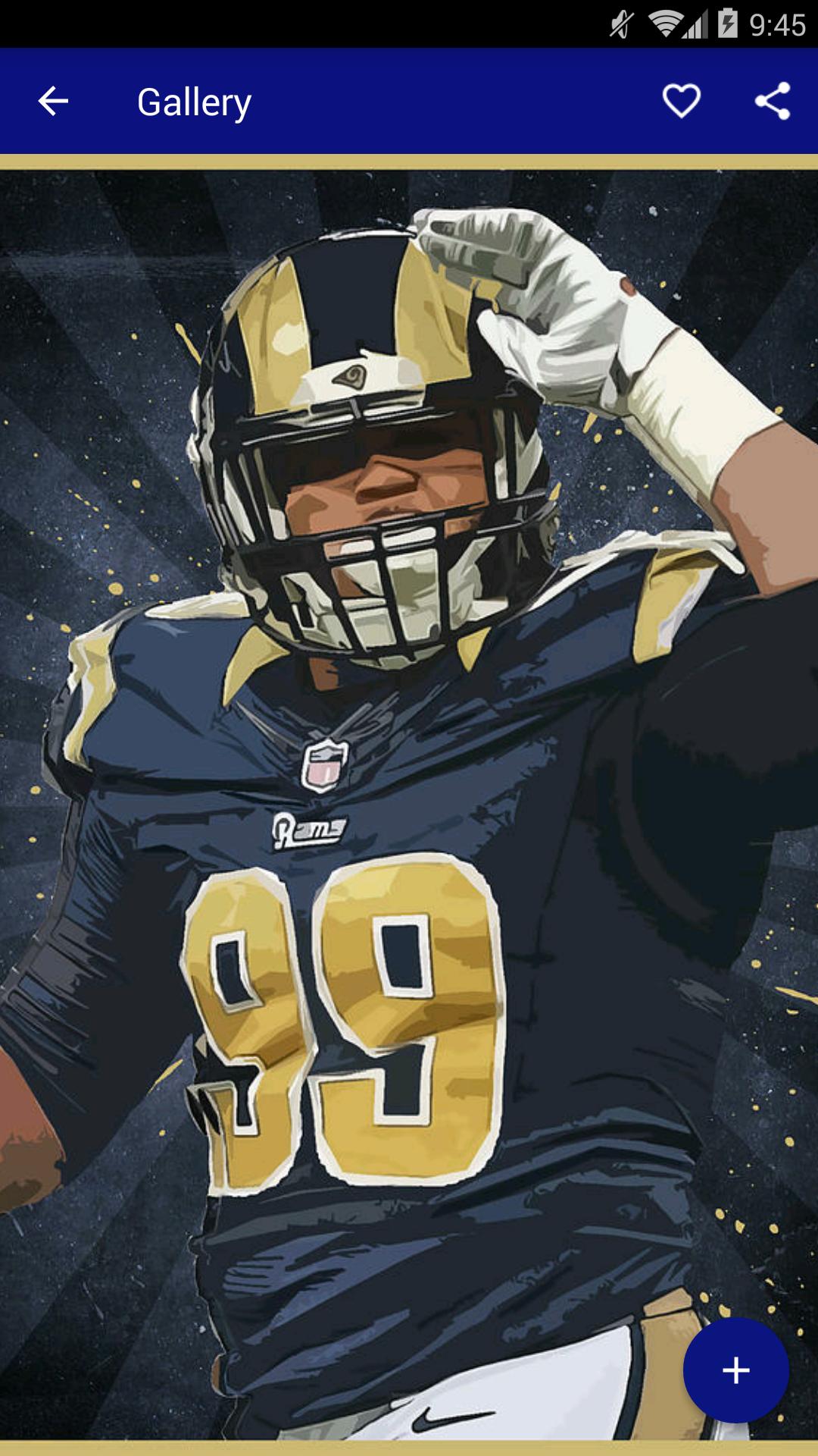 Aaron Donald Wallpaper - Aaron Donald Los Angeles Rams Pixel Art 10